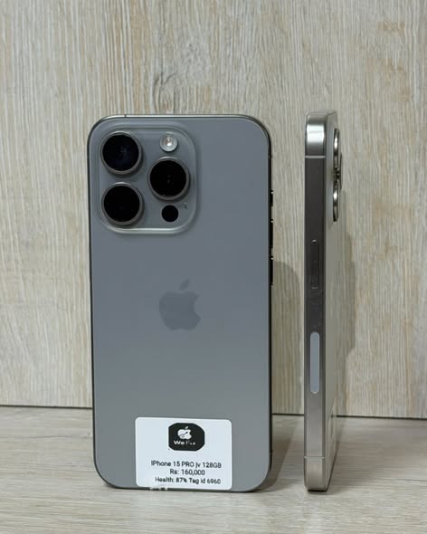 Apple iPhone 15 Pro 128GB JV – Battery Health 87% – Excellent Condition