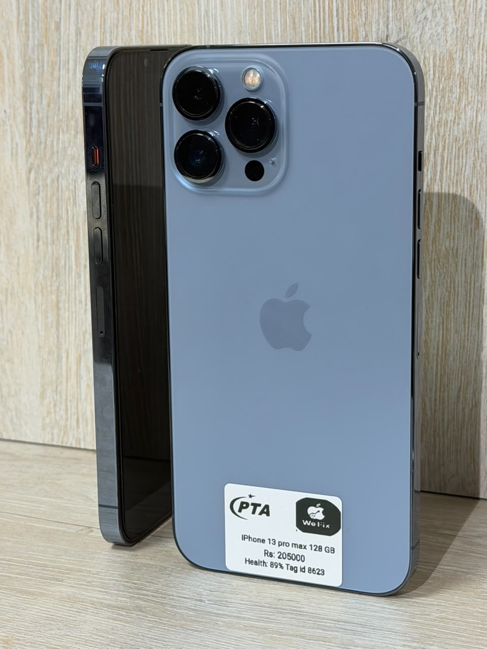 iPhone 13 Pro Max 128GB PTA Approved – Sierra Blue | Different Battery Health | 10/10 Condition